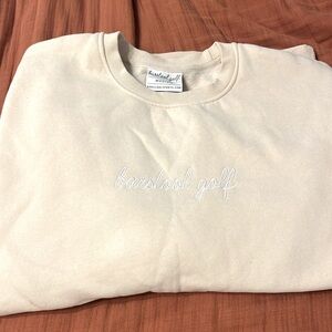 Barstools Golf crew neck sweater